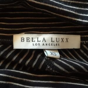 Bella lux maxi skirt, 44", black and ivory…